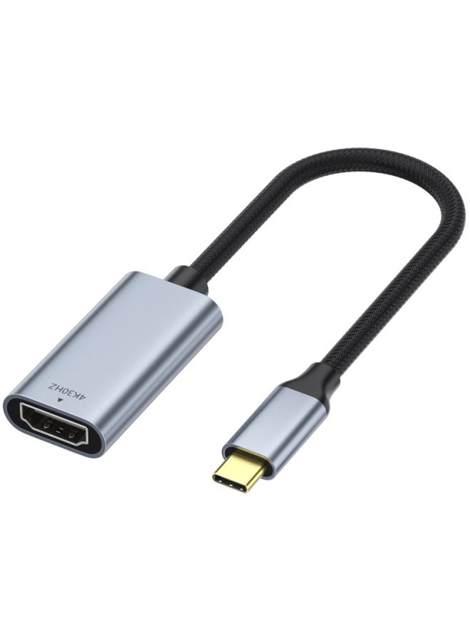 نيوترل نوع C إلى HDMI أنثى 4K للهاتف المحمول وجهاز الكمبيوتر مع كابل شاشة من HDMI إلى نوع C - Image 1