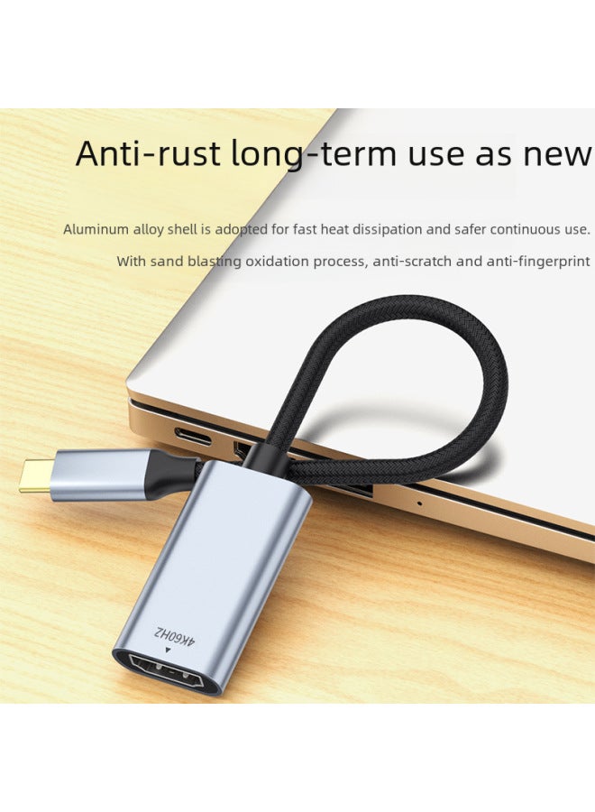 نيوترل نوع C إلى HDMI أنثى 4K للهاتف المحمول وجهاز الكمبيوتر مع كابل شاشة من HDMI إلى نوع C - Image 3