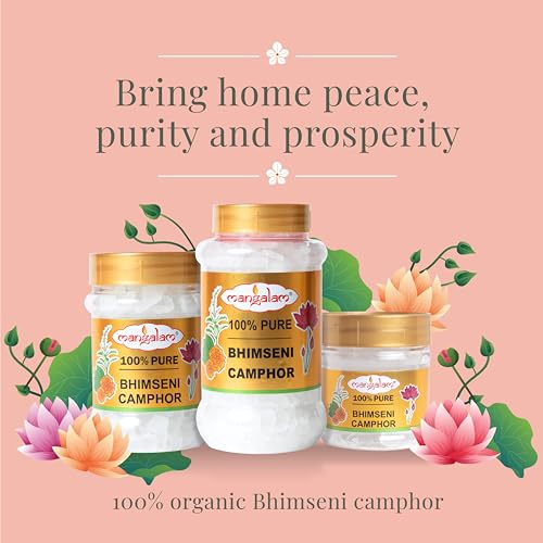 MANGALAM Bhimseni Camphor 100g Jar - Pack Of 1 | 100% Pure | For Puja, Aromatherapy & Air Freshener | Sweet Fragrance - Image 3