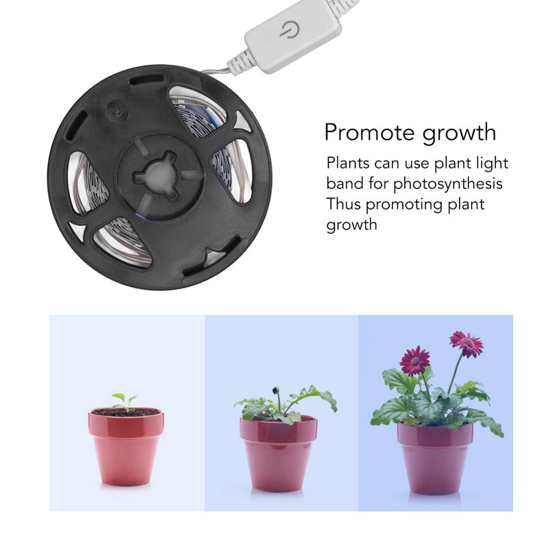 Plant Growing Lamp Adjustable Brightness Memory Function Full Spectrum LED Grow Light 5V - Image 4