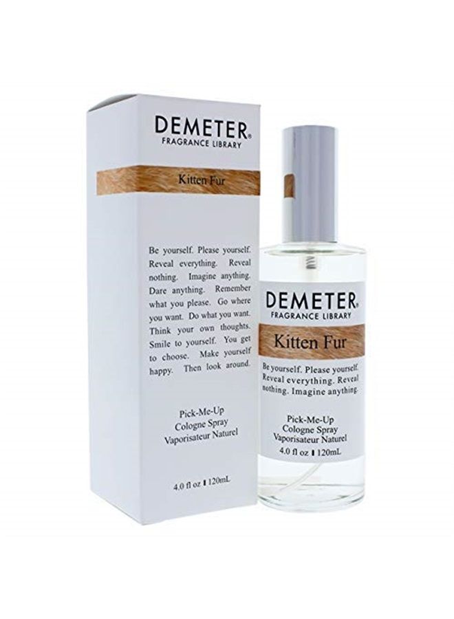 Cologne Spray, Kitten Fur, Musk, 4 Fl Oz