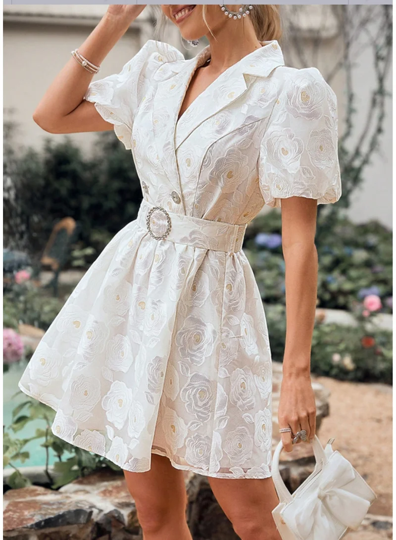 SIMPLEE Women's Summer Elegant DressLight & Comfortable Lightweight Cotton Blend Perfect for Outings