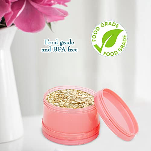Mee Mee Multi Storage Milk Powder & Food Container | Travel Friendly Baby Food Box | Compact & Light Weight | Baby Food Milk Powder Storage (Multicolor) - Image 3