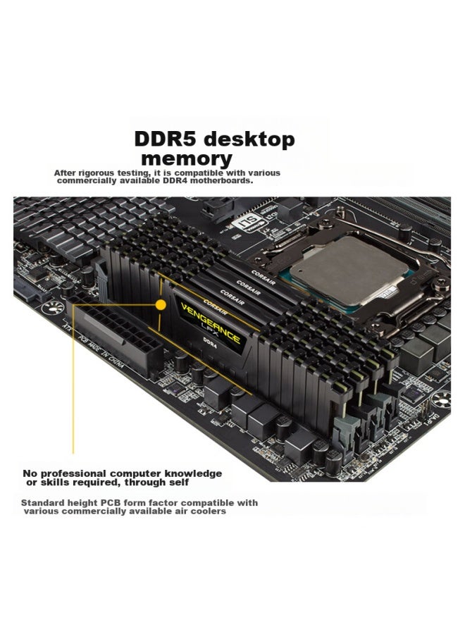 Uscorsair ذاكرة سطح المكتب Uscorsair 32 جيجابايت كيت DDR4 3600، سلسلة Vengeance Lpx، نوع الألعاب - Image 2