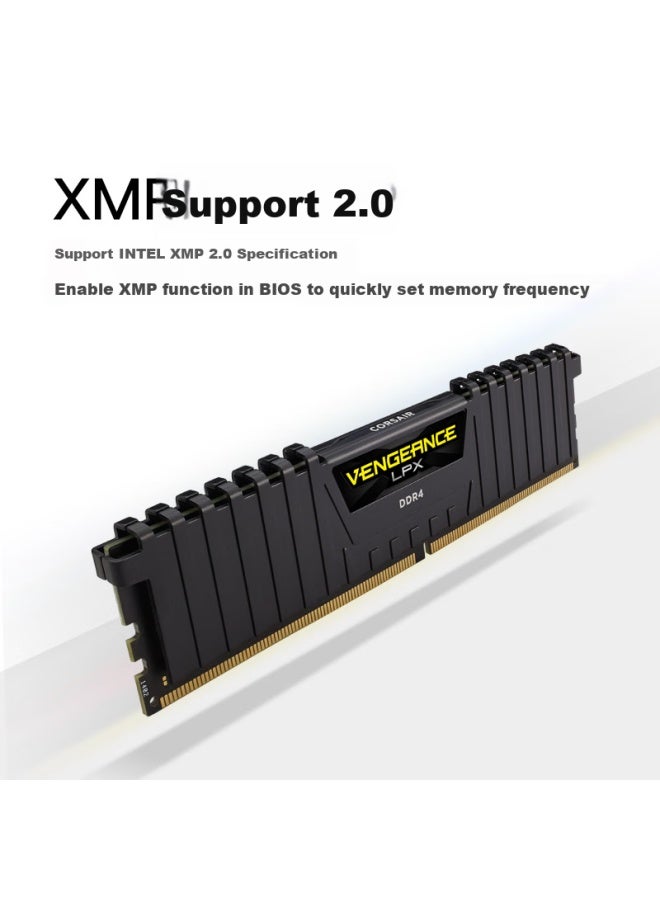 Uscorsair ذاكرة سطح المكتب Uscorsair 32 جيجابايت كيت DDR4 3600، سلسلة Vengeance Lpx، نوع الألعاب - Image 4