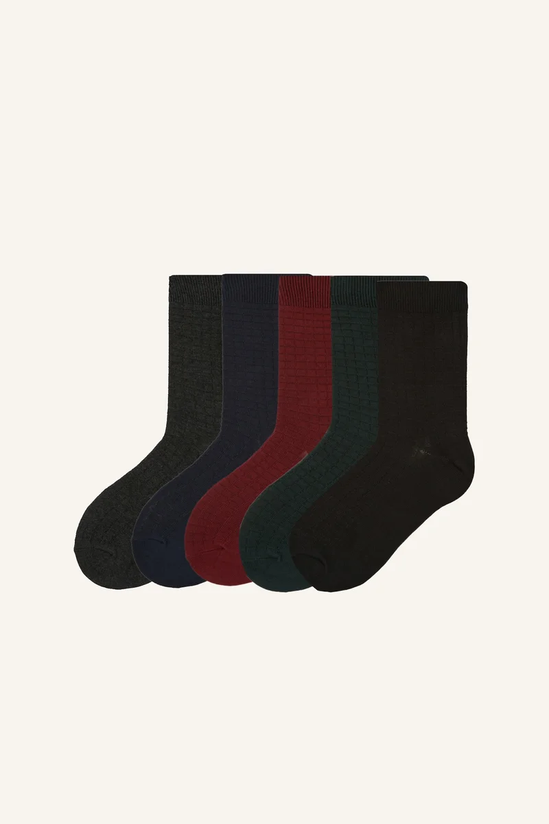 Man 5 Piece Short Socks
