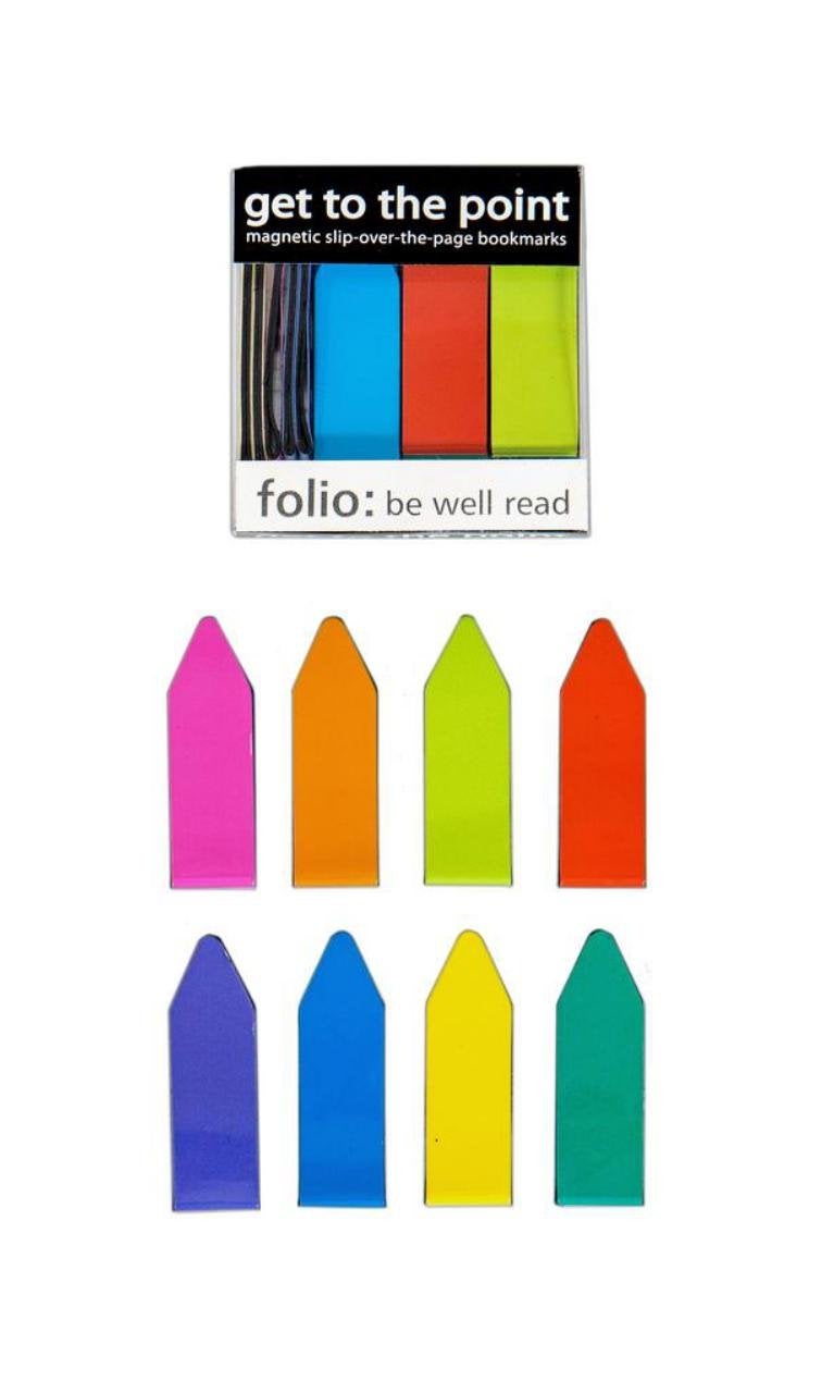 Folio Get to the Point Magnetic Bookmarks Earthtone Color Line Markers (1 Box of 20) - Image 4