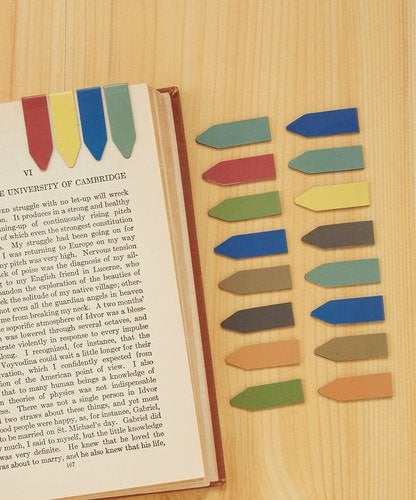 Folio Get to the Point Magnetic Bookmarks Earthtone Color Line Markers (1 Box of 20) - Image 2