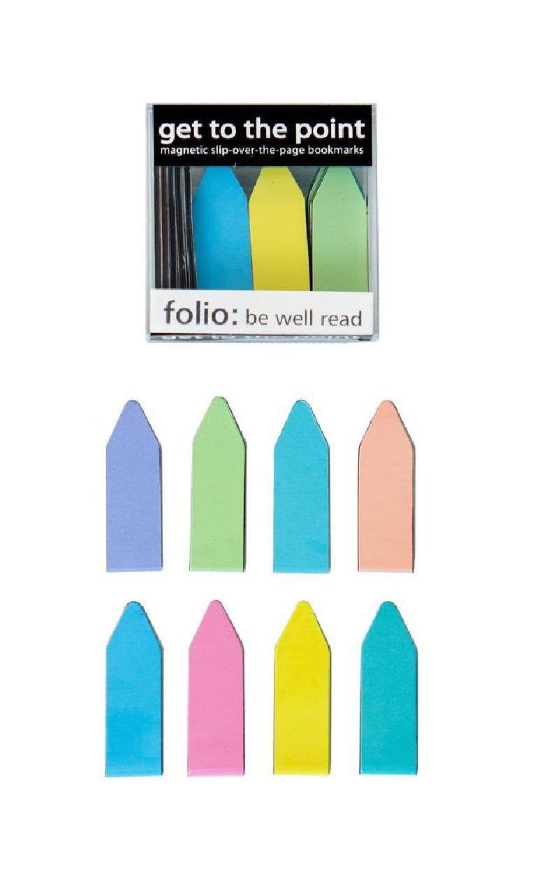 Folio Get to the Point Magnetic Bookmarks Earthtone Color Line Markers (1 Box of 20) - Image 5