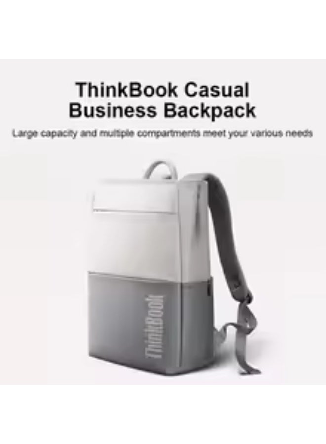 Lenovo ThinkBook Casual Backpack | 15.6″ Laptop Compartment, Water-Resistant Fabric, Lightweight & Durable Design - Image 1