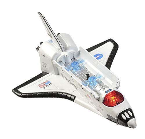 Playmaker Toys NASA USA Space Shuttle Die Cast 6" 1:400 Scale w/Light & Sound and Pullback Action - Image 4
