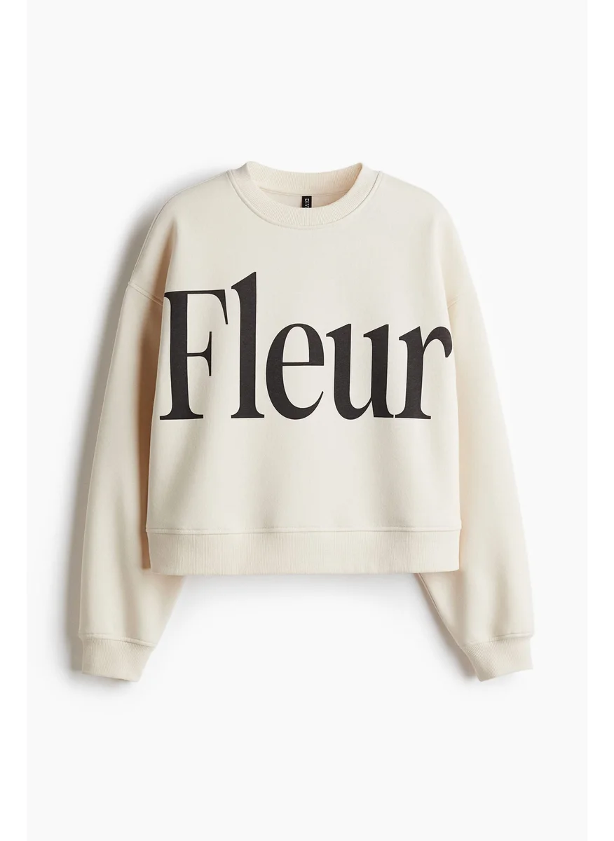 H&M Printed Sweatshirt