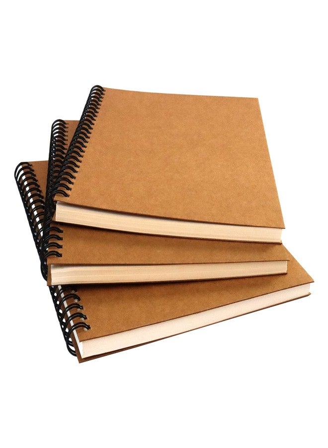 INNAXA Brown Kraft Wiro Notebook (Brown, A5) - Image 1