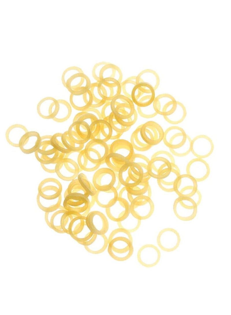 Y&D SYOSI 10 Packs Orthodontic Elastic Rubber Bands Dental for Dentist Clinic Supplies, Dreadlocks, Hair, Braids, Fix Tooth Gap Chipmunk - Image 1