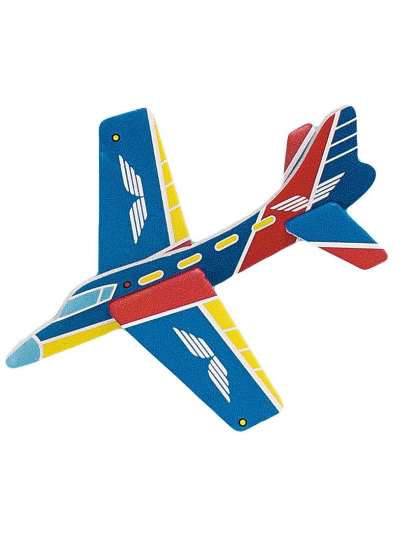 Unique Airplane Glider Toy Foam Multicolor 13cm 8-Pack DIY - Image 1
