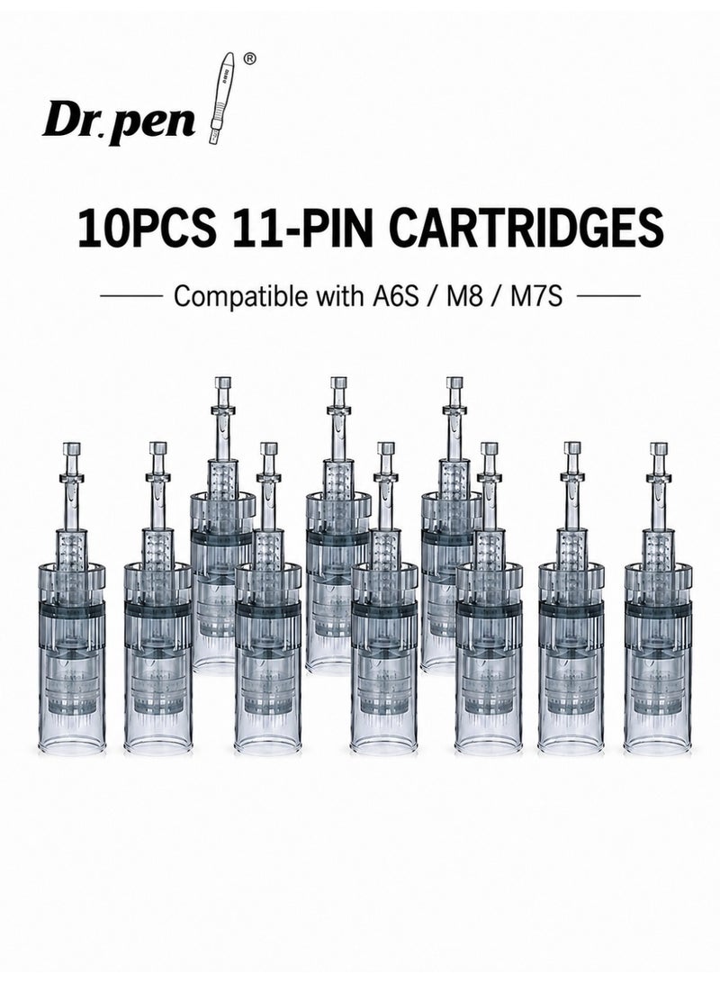 Dr.pen M8 11 Needle Cartridge M8 Microneedle Accessories 10 pieces - Image 1