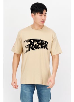 Men Crew Neck Short Sleeves Graphic Printed T-Shirt, Beige - pzsku/ZFB7222C90B88630CEBFCZ/45/_/1732871796/08516ccb-595e-49e6-a40d-048e3b4e6b42