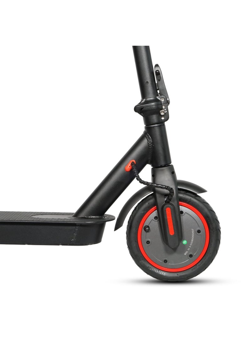 Crony سكوتر كهربائي CRONY M365 مع تطبيق – محرك 250 واط، بطارية 36 فولت، سرعة قصوى 40 كم/ساعة، إطارات 8.5 بوصة، إطار قابل للطي من سبائك الألمنيوم - أحمر - Image 4