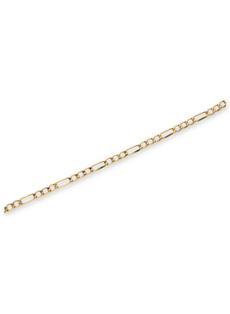 FK Jewellers Gold Figaro Bracelet 18KT - Image 2