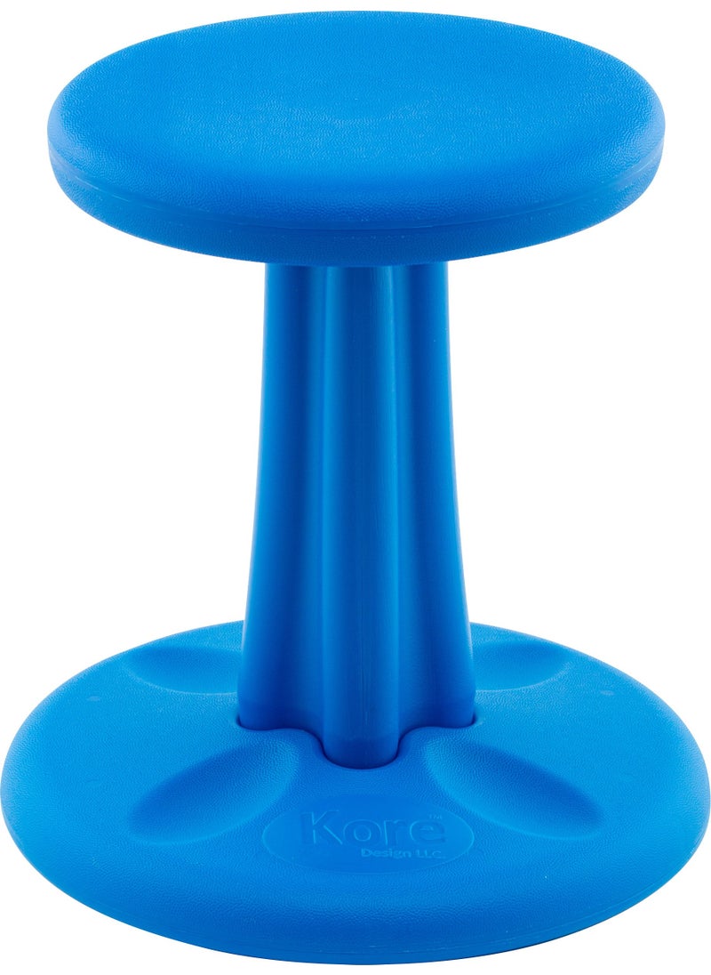 KORE DESIGN LLC KORE Design Wobble Stool Chair Girls  Boys Kid Desk Stools Ergonomic Small Office Chairs Flexible Seating for Active Child ADDADHD Classroom School Home Kids 14in Age 67 yrs Blue 