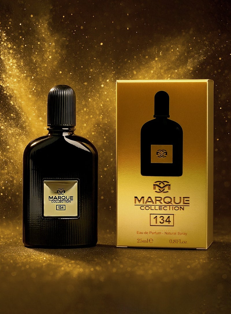 MARQUE COLLECTION Patchouli Perfume for Men - Marque Collection No. 134 | Long Lasting Perfume | Sweet, Earthy & Chocolate Notes – 25ml - Image 1
