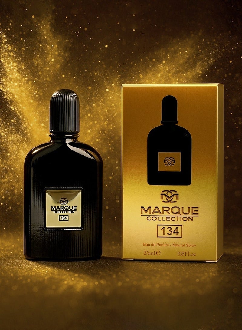 ماركيو كوليكشن عطر باتشولي للرجال - مجموعة مارك رقم ١٣٤ | عطر يدوم طويلًا | نفحات حلوة، ترابية، وشوكولاتة - ٢٥ مل - Image 5