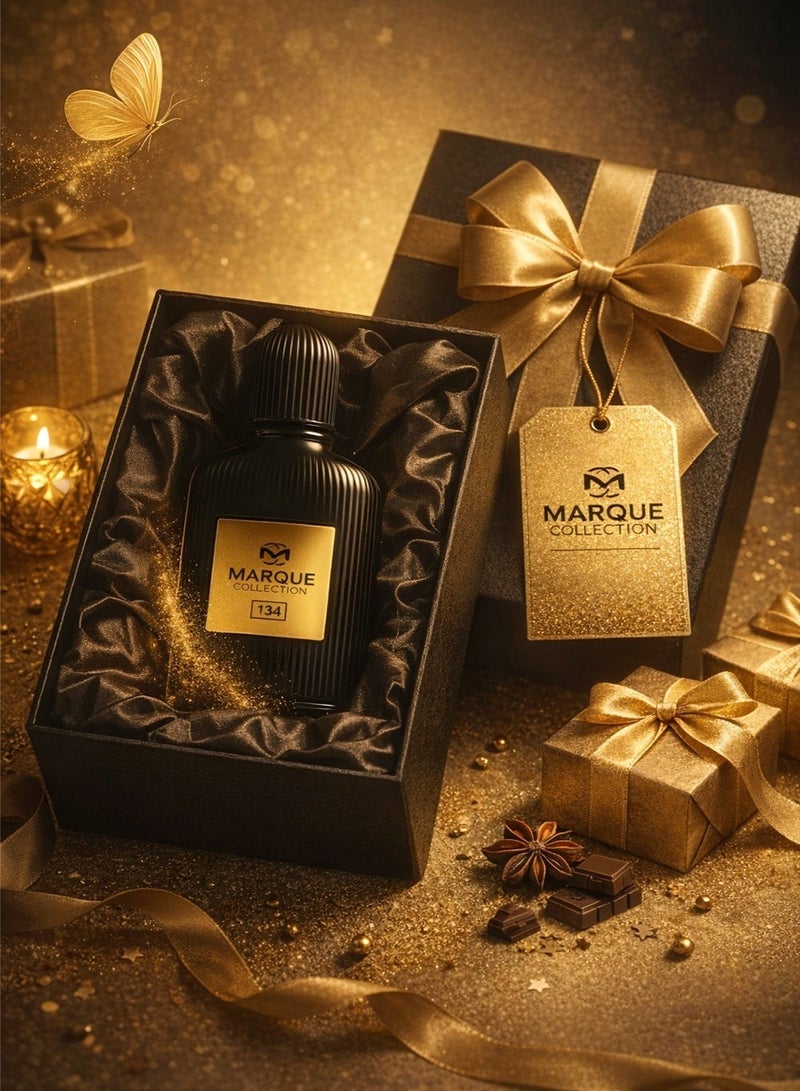ماركيو كوليكشن عطر باتشولي للرجال - مجموعة مارك رقم ١٣٤ | عطر يدوم طويلًا | نفحات حلوة، ترابية، وشوكولاتة - ٢٥ مل - Image 4