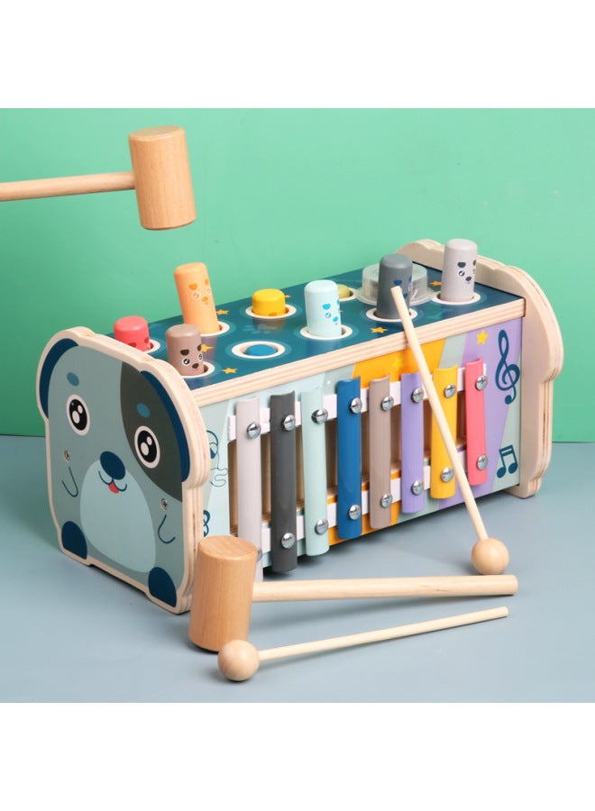 Children's Toys Multi-functional Music Animal Gophers 1-3 Years Old Boys And Girls Baby Tapping Fishing Educational Toys-Color:Puppy Beating Gopher B - Image 2