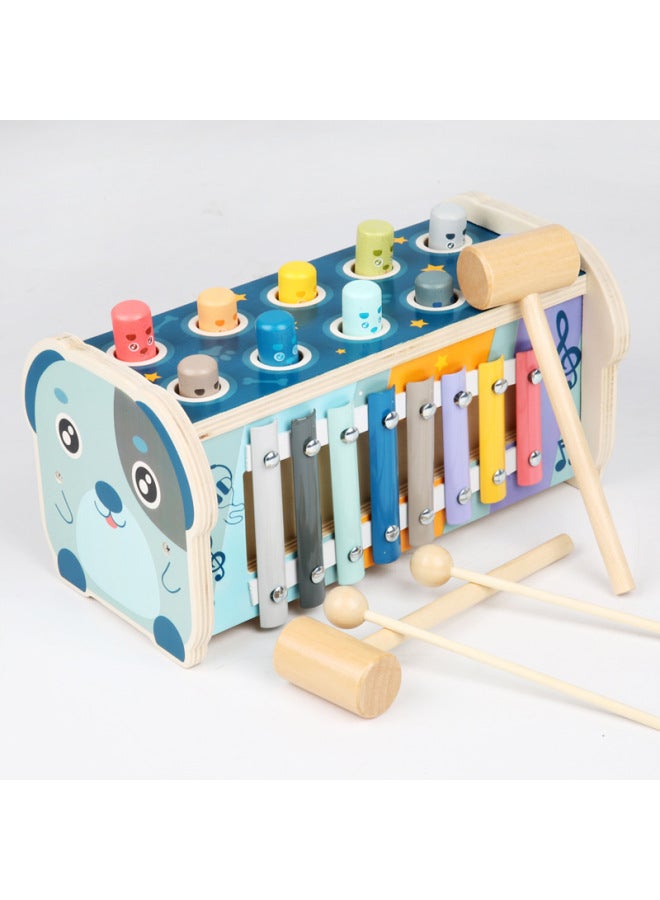 Children's Toys Multi-functional Music Animal Gophers 1-3 Years Old Boys And Girls Baby Tapping Fishing Educational Toys-Color:Puppy Beating Gopher B - Image 1