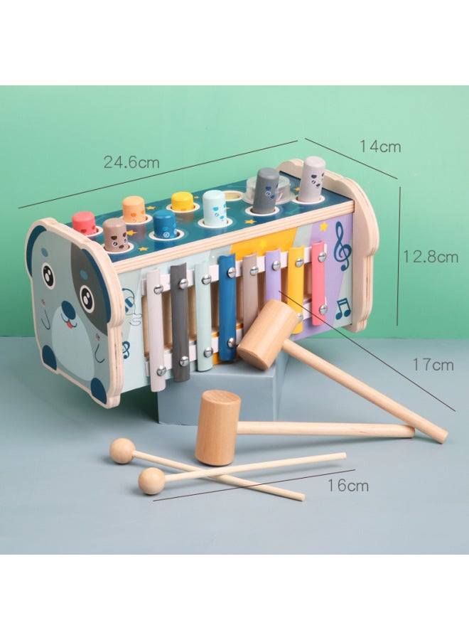 Children's Toys Multi-functional Music Animal Gophers 1-3 Years Old Boys And Girls Baby Tapping Fishing Educational Toys-Color:Puppy Beating Gopher B - Image 4