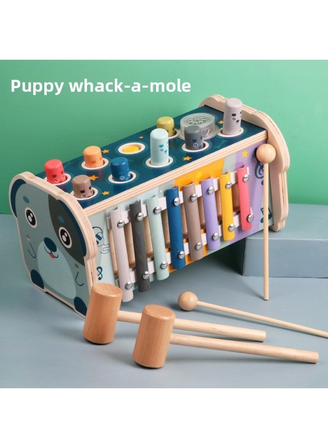 Children's Toys Multi-functional Music Animal Gophers 1-3 Years Old Boys And Girls Baby Tapping Fishing Educational Toys-Color:Puppy Beating Gopher B - Image 3