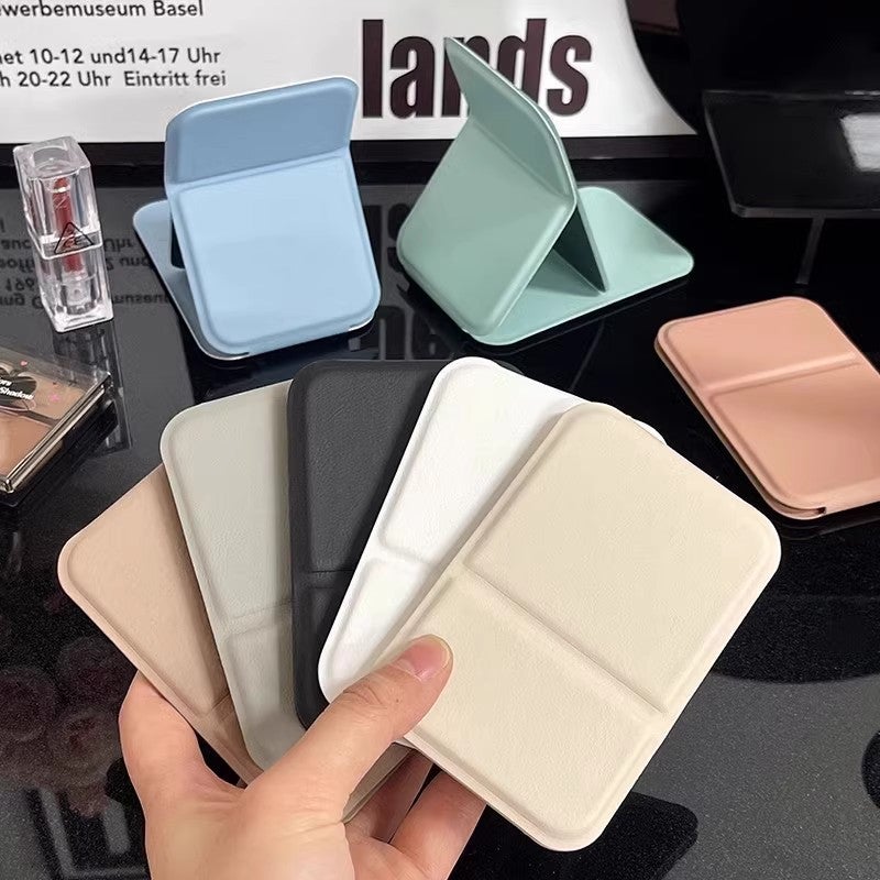 Folding Mirror Makeup Mirror For Table Student Dormitory Desktop Desktop Makeup Mirror Flip-Top Portable Mirror - Image 4