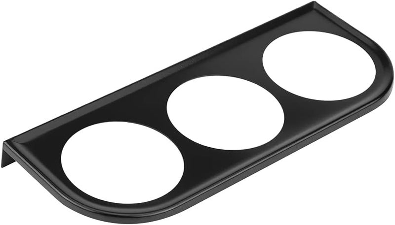 52mm 2 Inch Universal Gauge Holder Bracket, Multi Hole, Black, Plastic Construction - Durable and Reliable, Eye Level Mounting, Compatible with Auto, Truck, Boat, Motorcycle (Black) - Image 4