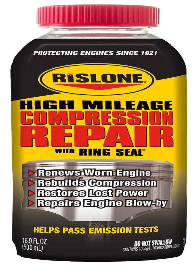 Bar's Leaks Rislone 4447 High Mileage Compression Repair with Ring Seal, 16.9 oz. - Image 1