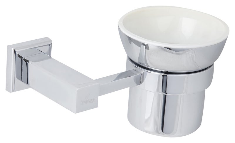 Vantage حامل كوب مربع Vantage VCK-2012(A) 100% نحاس مع تصميم مقاوم للتآكل للحمام والمطبخ وإعدادات أخرى - Image 1