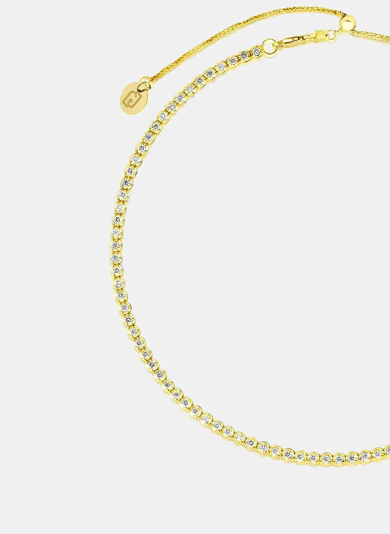 ليو جو قلادة بعنصر مقصوص على شكل قلب