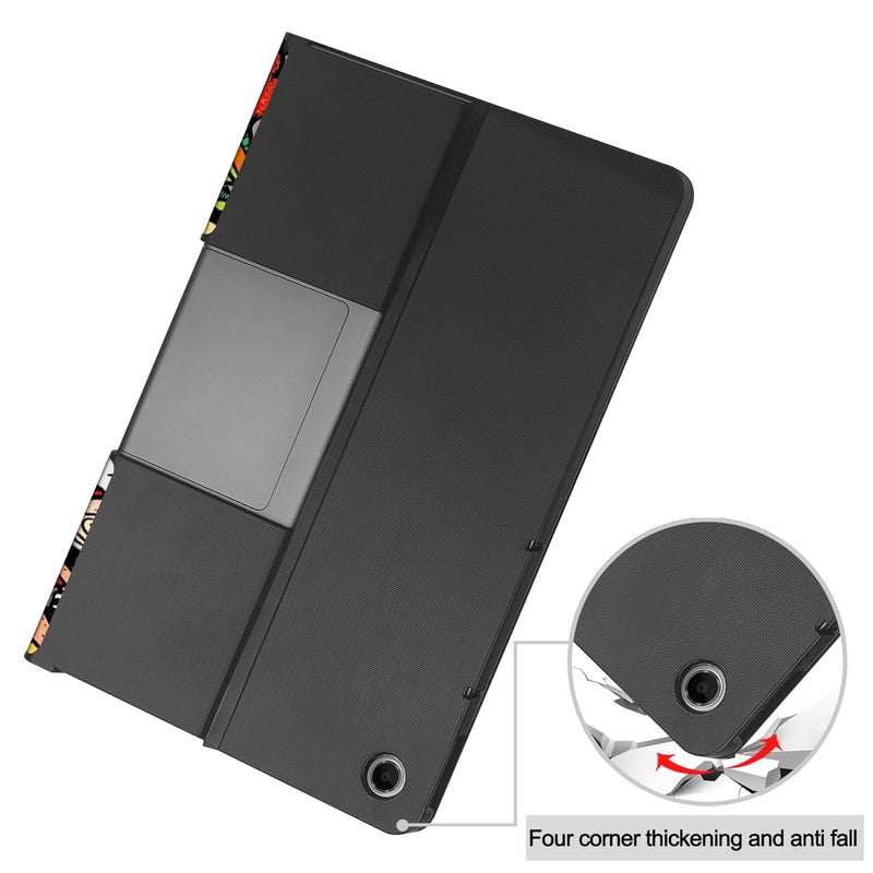 ProElite Cover for Lenovo Tab Plus 11.5 inch Case Cover, Smart PU Leather Flip Case Cover for Lenovo Tab Plus 11.5 inch, Hippy - Image 4