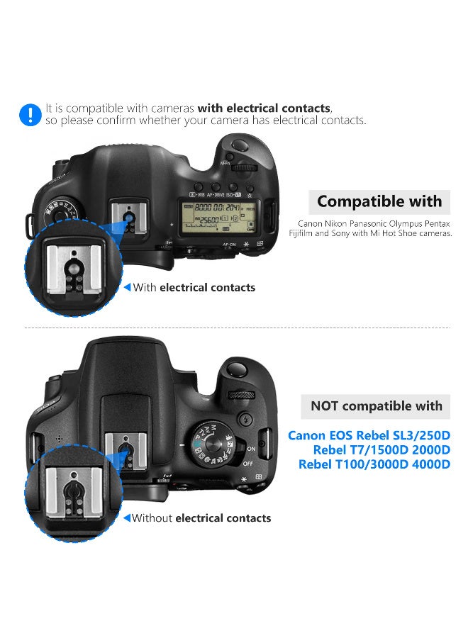 Neewer Universal Hot Shoe Camera Flash – Manual Speedlite with GN38, 8-Level Output, S1/S2 Optical Control, Compact On-Camera Flashlight for Canon Nikon Sony Panasonic Olympus Pentax  - Image 3