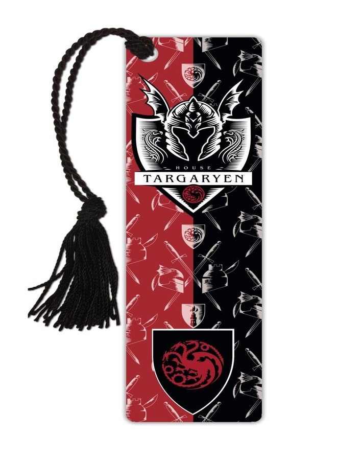 Trend Setters House of Dragon - House of Targaryen - 2” X 7” Glossy Tassel Bookmark - Officially Licensed Merchandise USBMP1002 - Image 1