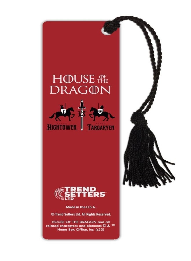 Trend Setters House of Dragon - House of Targaryen - 2” X 7” Glossy Tassel Bookmark - Officially Licensed Merchandise USBMP1002 - Image 2