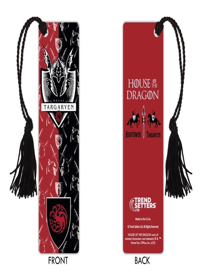 Trend Setters House of Dragon - House of Targaryen - 2” X 7” Glossy Tassel Bookmark - Officially Licensed Merchandise USBMP1002 - Image 3