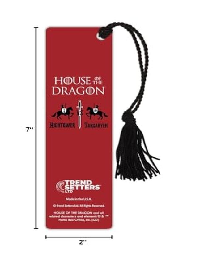 Trend Setters House of Dragon - House of Targaryen - 2” X 7” Glossy Tassel Bookmark - Officially Licensed Merchandise USBMP1002 - Image 5