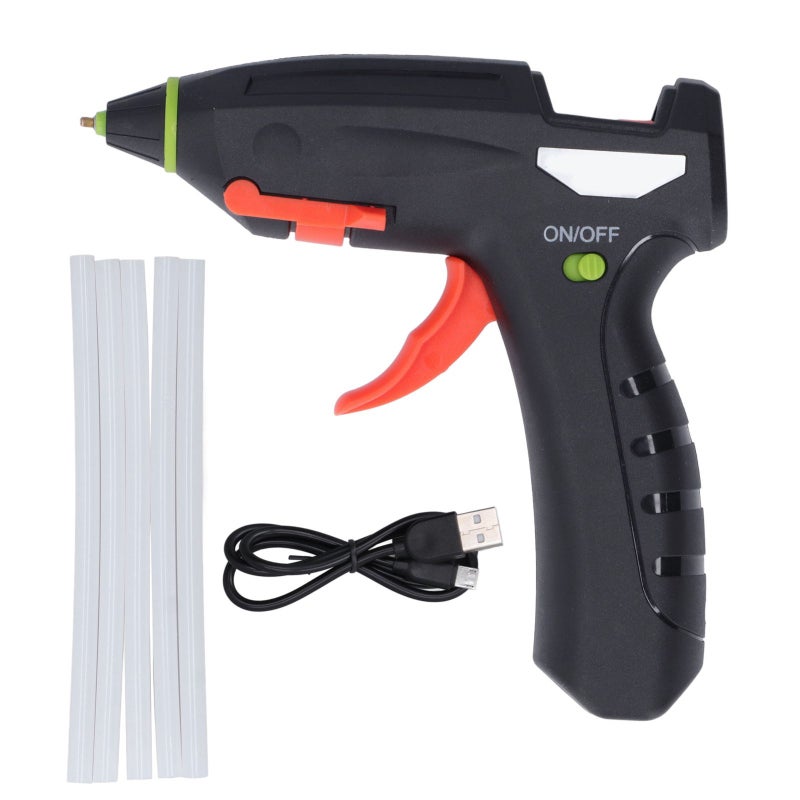 Cordless Mini Glue Gun: USB Rechargeable, Fast Heating, Durable ABS Material - Compact Nozzle for Small Cracks, Automatic Constant Temperature for DIY Crafts, Home Repairs & Furniture Repair - Image 1