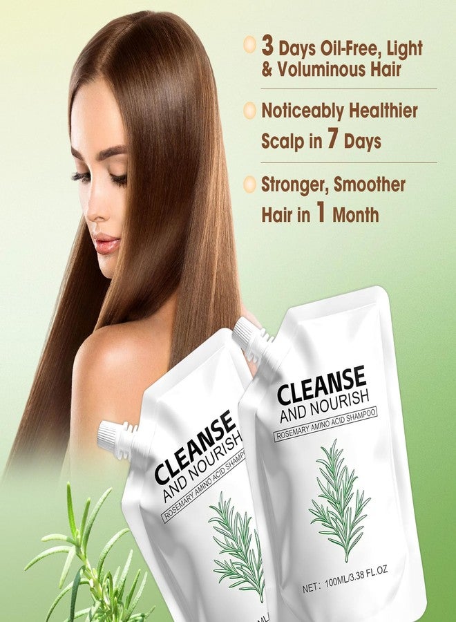 Botou شامبو إكليل الجبل بالأحماض الأمينية (عبوتان)، شامبو لنمو الشعر الخفيف لدى النساء والرجال الذين يعانون من تساقط الشعر، يقوي الشعر بتركيبة طبيعية (3.38 أونصة سائلة) - Image 4