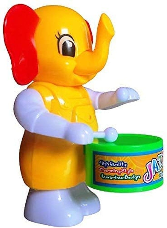 SHANVI Key-Operated Cute Drummer Toy for Toddler Kids Birthday Gift Birthday Return Gift Drumming and Dancing Action for Kids (ELE-1) - Image 3