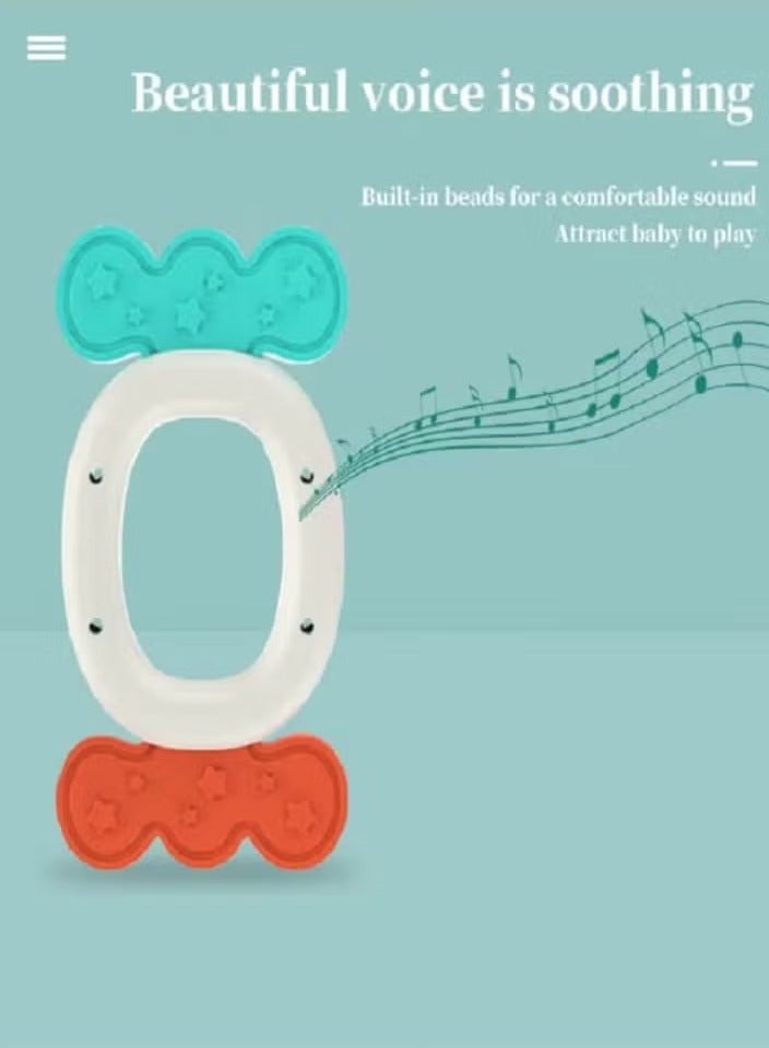 4pcs Silicone Hand Rattles Set - High Quality Sleeping Rattle Baby Toys for 0-24 Months - Image 3