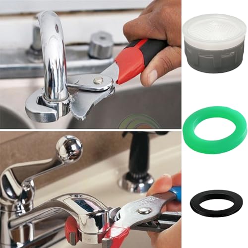 BOETOADG Faucet Aerator, 1.5 GPM Restrictor Plug-in Faucet Aerator Bathroom or Kitchen Replacement (20 pieces in white) - Image 5