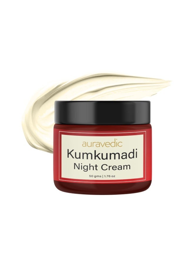 Auravedic Kumkumadi Night Cream ,For Face 50g - Image 1