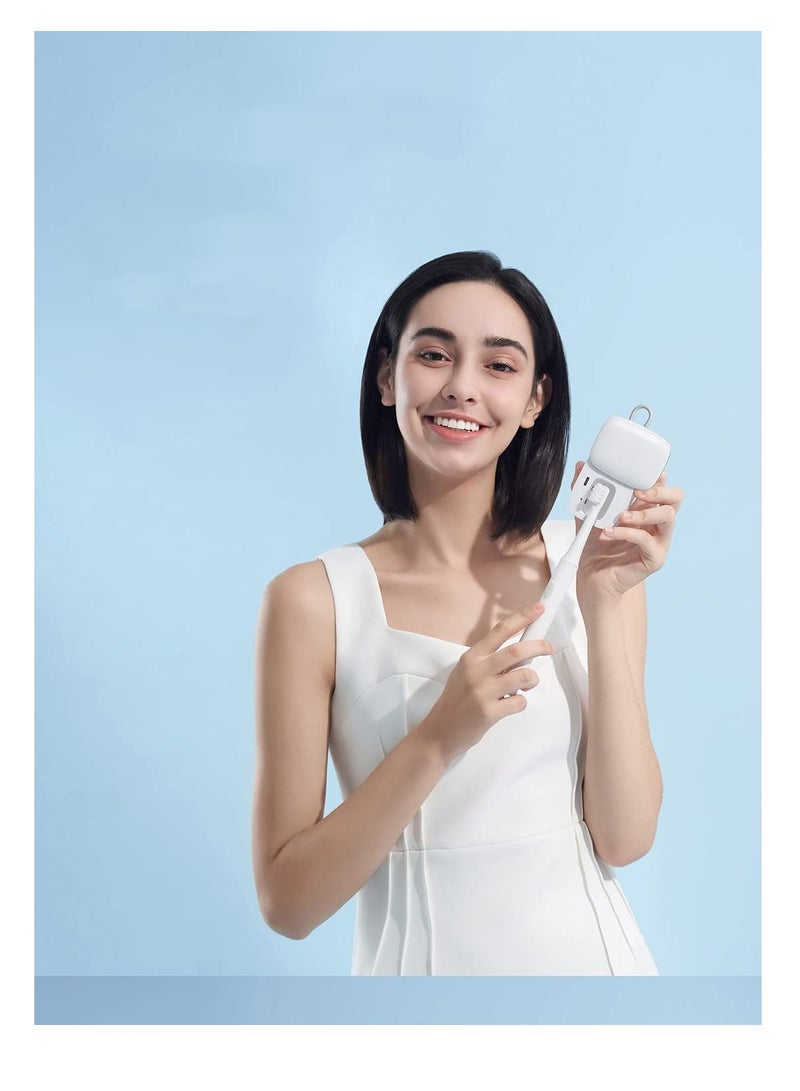 Zikra Toothbrush Sanitizer, Effective Antibacterial, Solve Oral Problems, Portable Smart Travel Toothbrush Sanitizer Box, Suitable for Bathroom and Travel (White) - Image 2