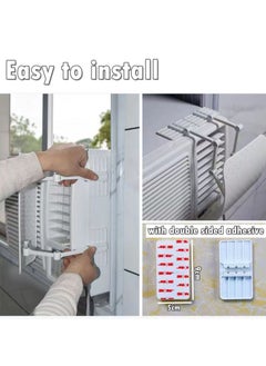 Generic Window Air Conditioner Wind Deflector Adjustable Windshield Window Type Air Conditioner Wind Guide  - Image 4